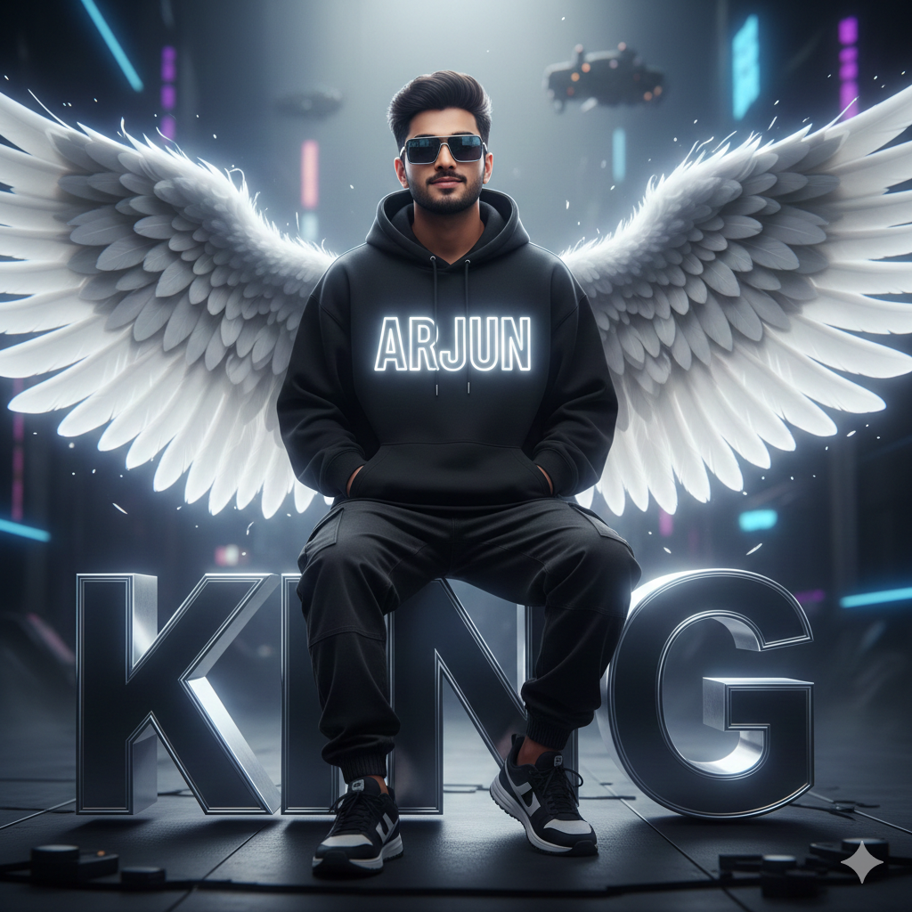 Viral T-Shirt Name Art AI Prompts अपने नाम की दमदार 3D फोटो बनाएं (2026 Trend)