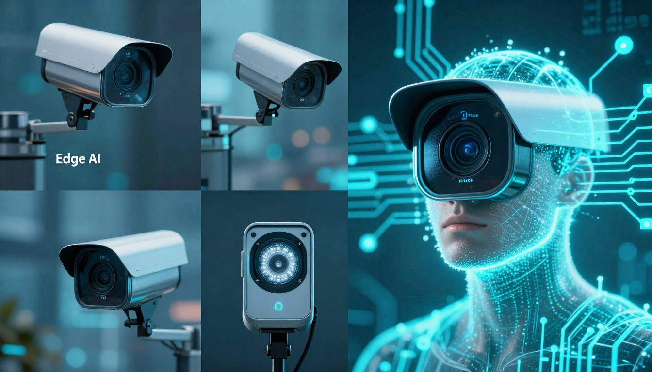 Infographic comparison of Edge AI processing data locally on a smartphone vs Cloud AI sending data to remote servers, highlighting privacy and speed.