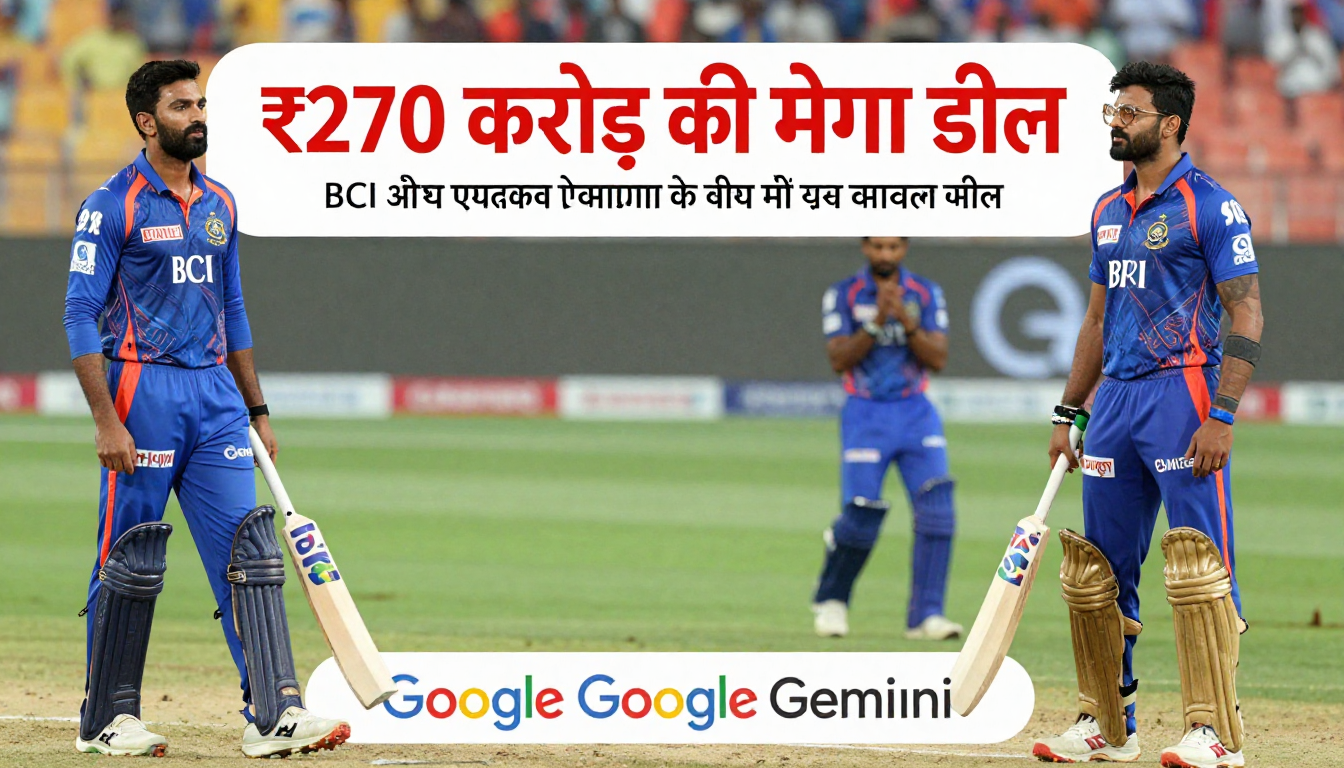BCCI and Google Gemini partnership for IPL 2026 AI sponsorship announcement