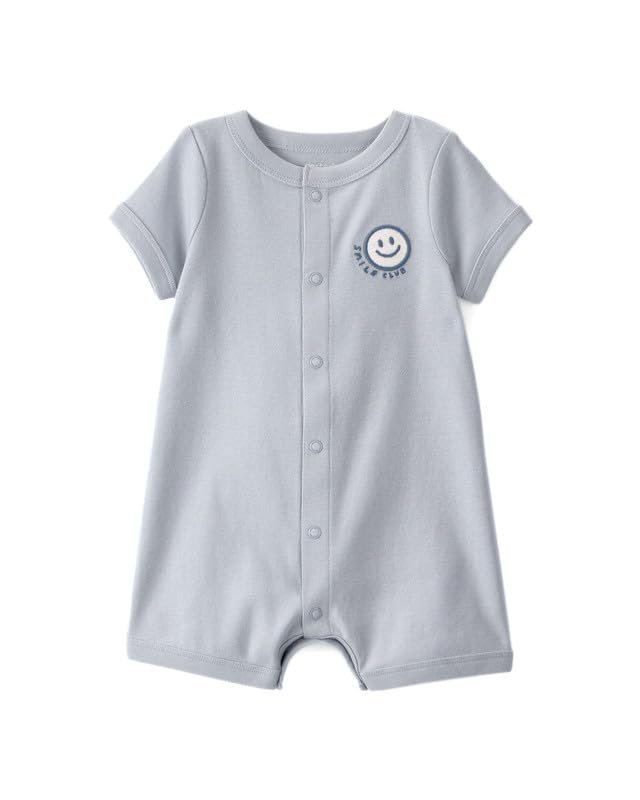 Carter’s Baby Boy Pickleball Stripe Half-Sleeve Romper | Soft Cotton Polo Style | Summer Playdate Outfit