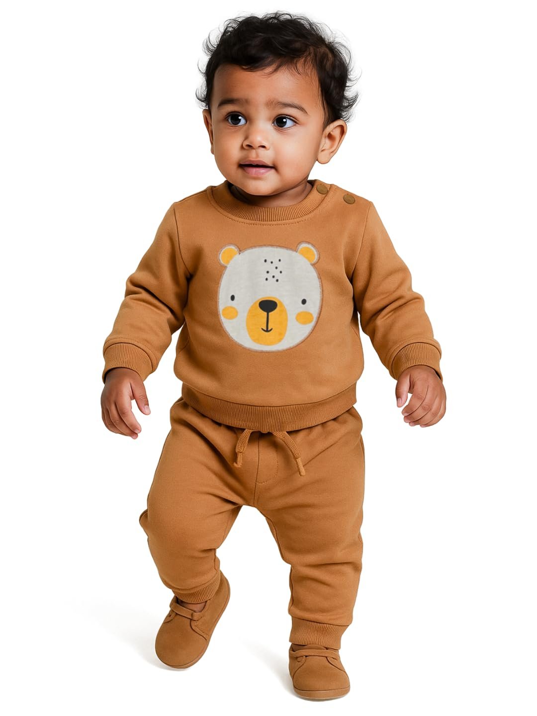 Nuego Cotton Printed Baby Boys Matching Set Coords with Round Neck Sweatshirt and Joggers New Born Baby Dress Co-ords Clothing Set for Newborn (3-24 Months) – Multicolor