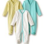Amazon Brand – Symbol Unisex 100% Cotton Full Sleeve Baby Sleepsuits (Available in Pack of 3 & 6)