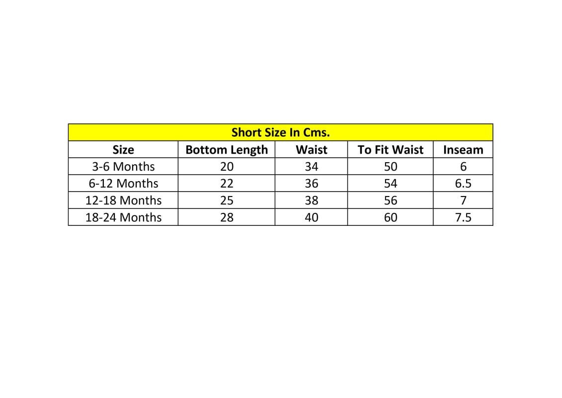 BUMZEE Baby Boys Cotton Pack of 4 Above Knee Length Shorts (Peb10597601)