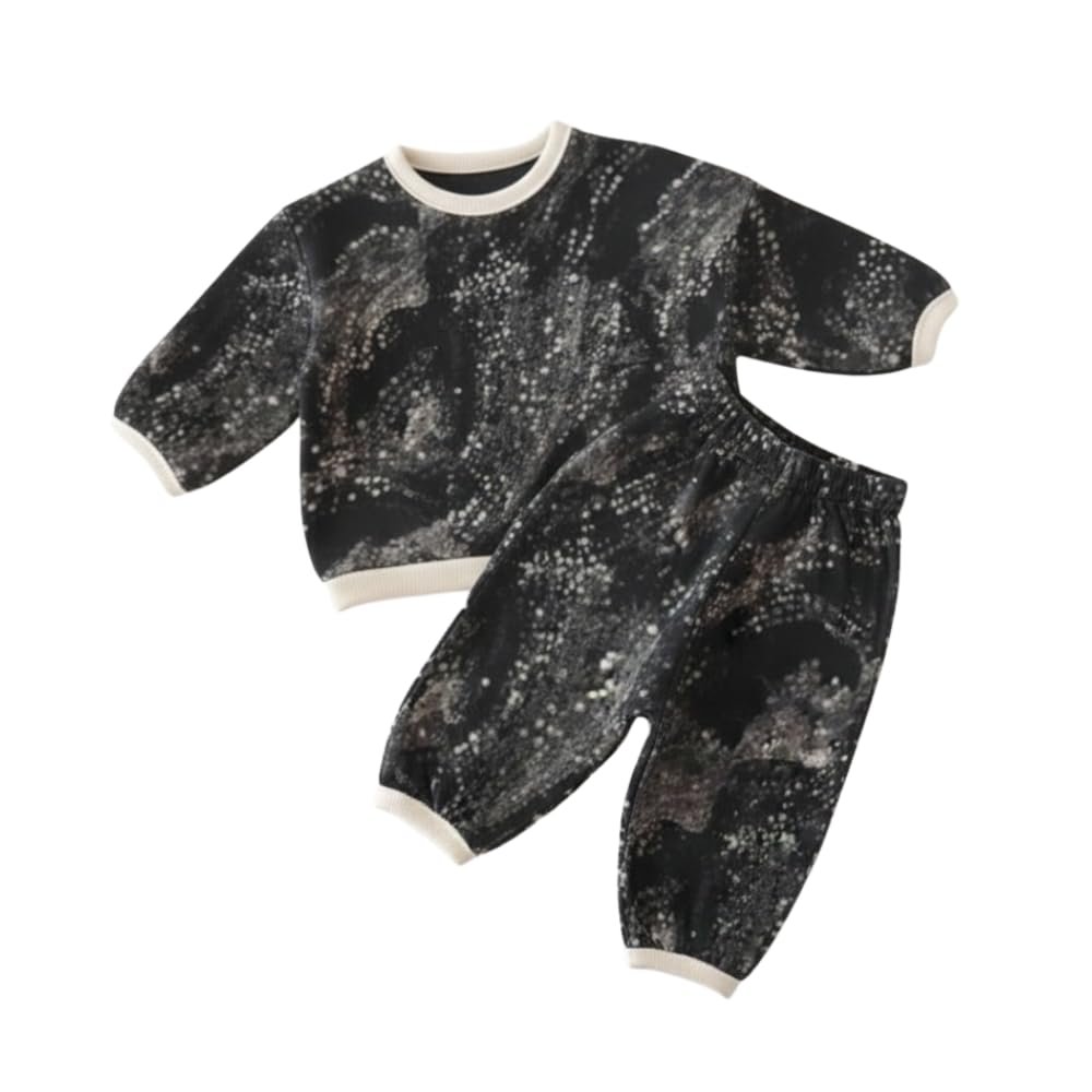 A.T.U.N. (ALL THINGS UBER NICE) Baby Boys and Girls Printed Baby Clothing Set | Soft Full-Sleeve Top with Cozy Jogger Pants | Comfortable Matching Outfit for Unisex Babies
