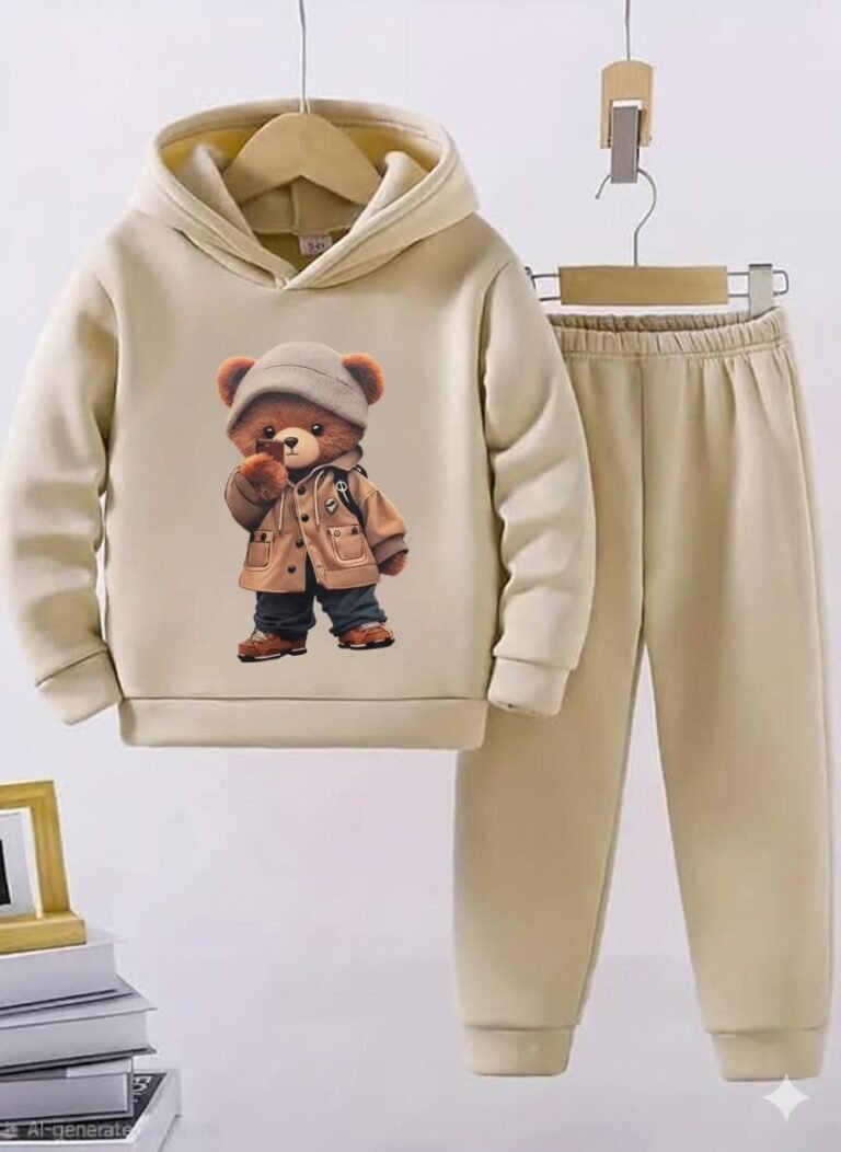 Positive Vibes Trendy Printed Hoodie T-Shirt & Jogger Track Pant Clothing Set for Boys | Stylish Co-ord Set | Comfortable Kids Cord Set | Casual Wear for Kids Baby & Boys