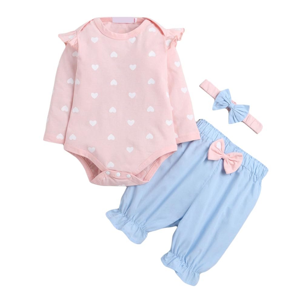 Hopscotch Girl’s Cotton Blend Printed Pant Set