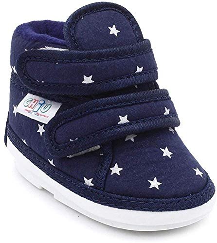 CHIU Chu-Chu Black Shoes with Double Strap for Baby Boys & Baby Girls