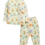 BUMZEE Boys Cotton Full Sleeves Jabla & Pyjama Set (Peb10679682)