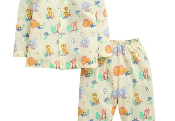 BUMZEE Boys Cotton Full Sleeves Jabla & Pyjama Set (Peb10679682)