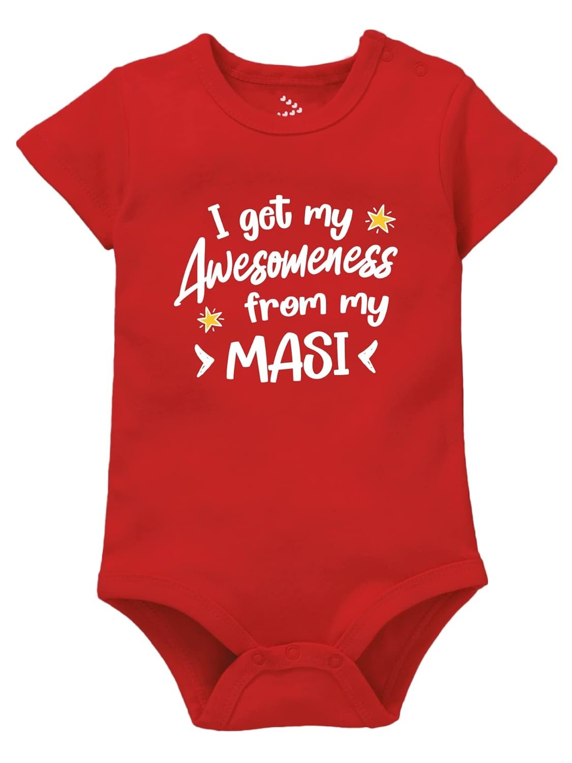Zeezeezoo I Get My Awesomeness from Masi Baby Clothes, Maasi’s Gift for Infants, New Born Onesie Dress