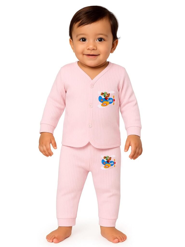 BODYCARE Unisex Baby Thermal Top & Bottom Set (New Born to 18 Months)