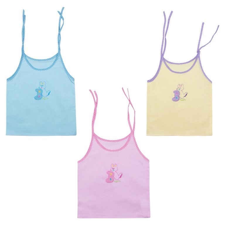 Dazzlia Cotton tie Knot jhabla dori zabla for Newborn/Infant Baby Cloths Multicolour