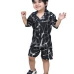 POLKA TOTS Premium Cotton Co-Ord Clothing Set For Boys | Ultra-soft Half Sleeve Shirt & Shorts Combo for Kids Boys | Comfortable Casual – Beach Outfit for Baby Boys & Toddler | Kids Clothes for Boys