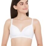 Clovia Women’s Cotton Padded Non-Wired Demi Cup Feeding Maternity Bra