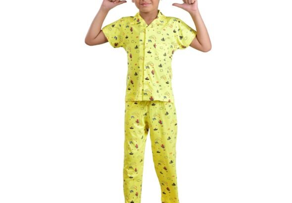 Clothe Funn Boys Cotton Nightsuit Set