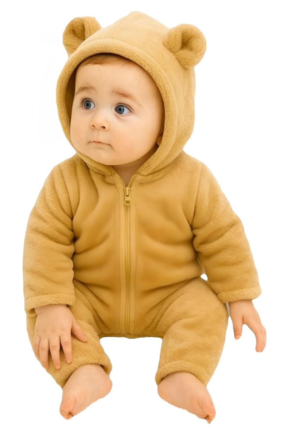 Baby Romper Jumpsuit Hooded Combo Pack of Clothes Set For Baby Boys & girls Pack of 2 Pcs, 3-9 Months