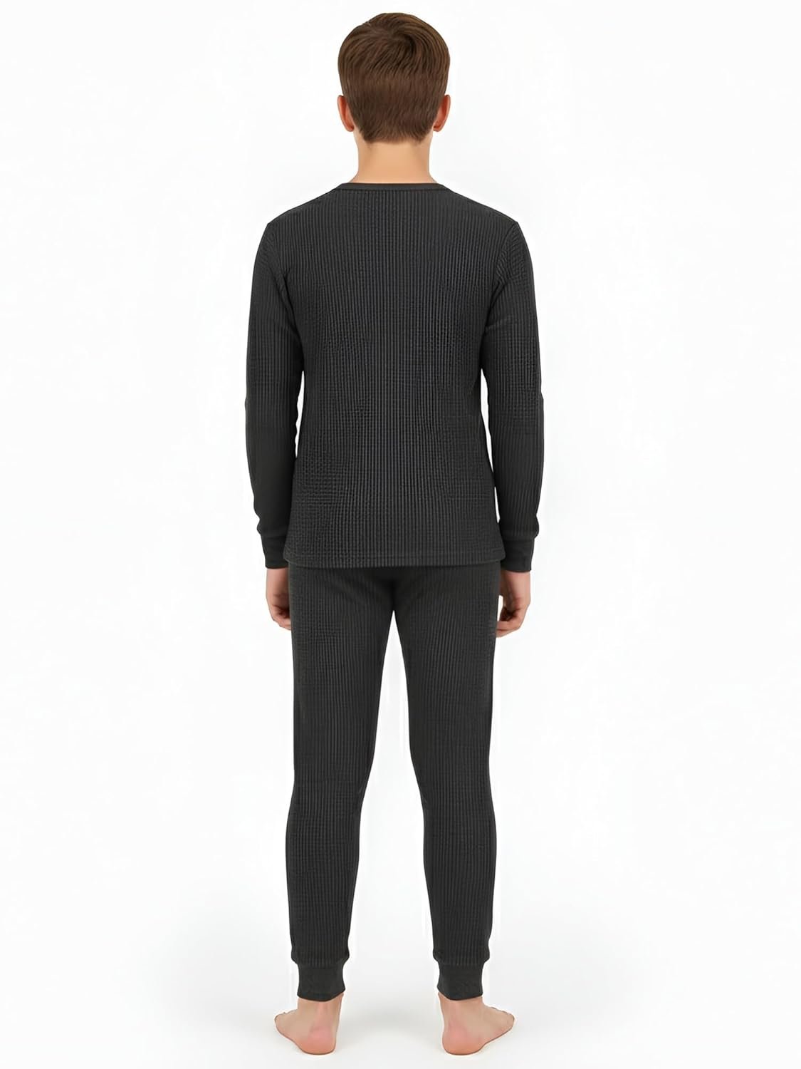 Bodycare Insider Anti-Bacterial Solid Kids Thermal Top & Bottom Unisex Set