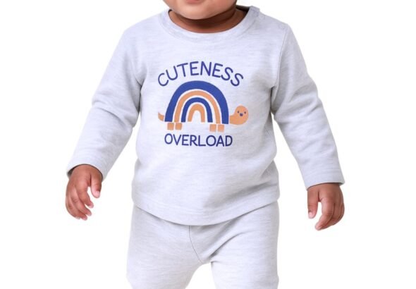 Nuego Cotton Printed Baby Boys Matching Set Coords with Round Neck T-shirt and Pants New Born Baby Dress Co-ords Clothing Set for Newborn (3-24 Months) – Multicolour