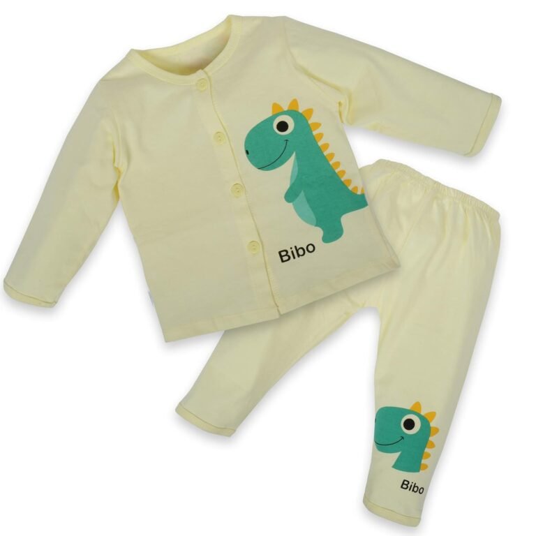 Baby Suit Full Sleeves Hoisery Cotton Babysuit for Baby Boy and Baby Girl |Soft Comfortable Infant Clothing Yellow Size: 4