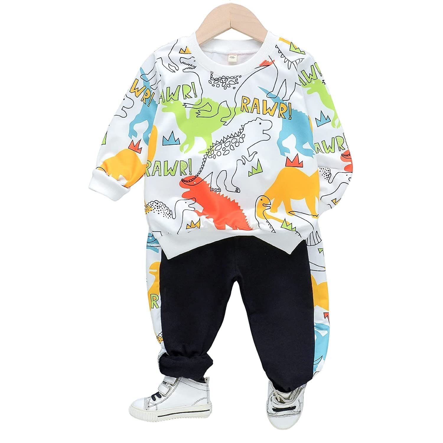 Googo Gaaga Boys Polycotton Printed Sweatshirt With Joggers