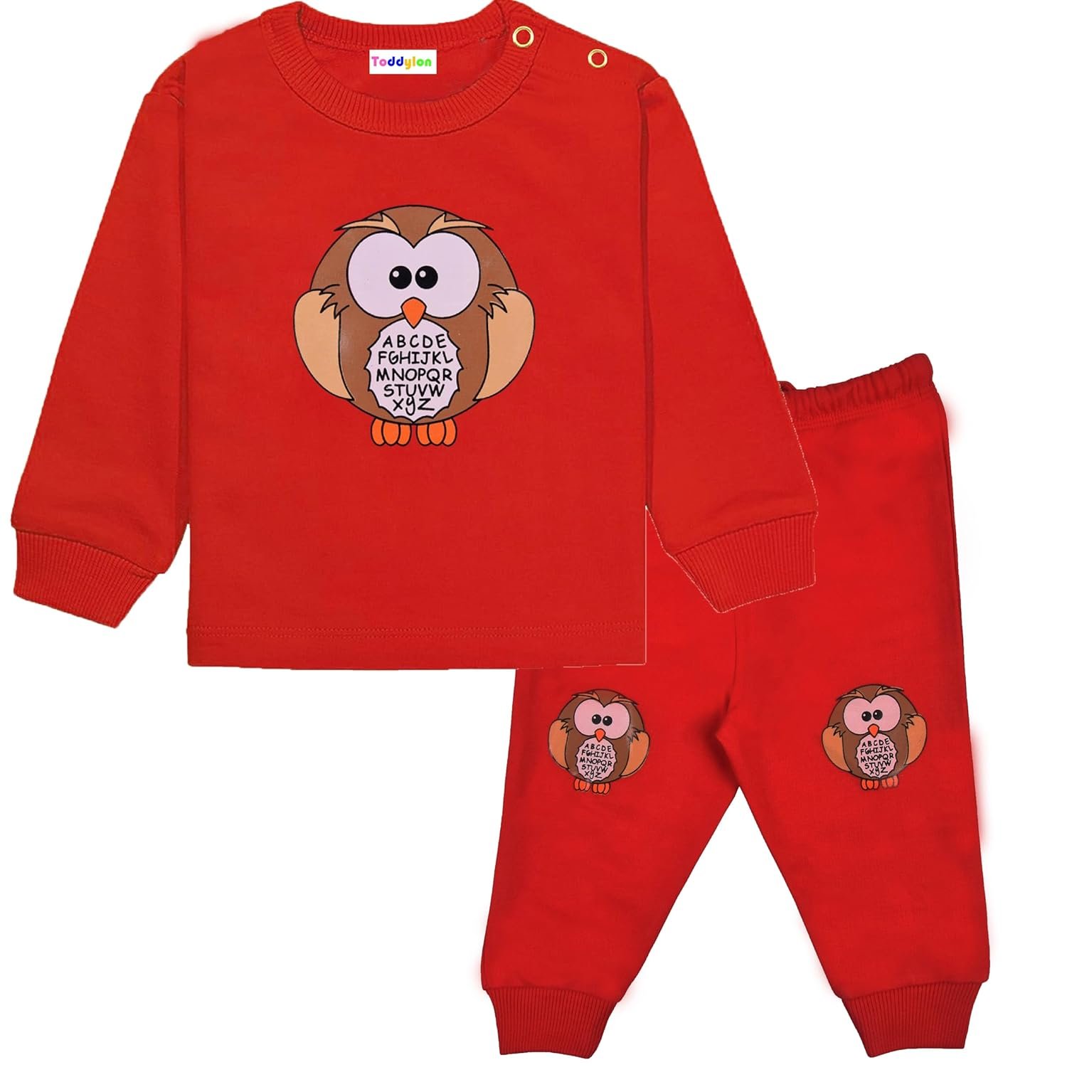 Toddylon Baby Clothing Sets New Born Baby Clothes for Boys and Girls Cotton T-Shirt & Pajama Set | Tees & Pants | Sweatshirt & Jogger | Birthday Gifts