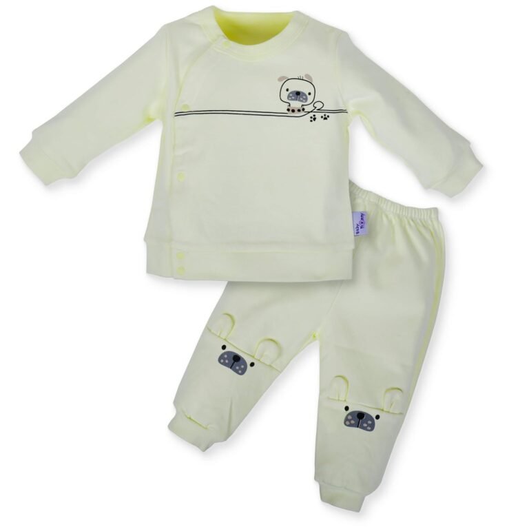 Baby Suit Full Sleeves Hoisery Cotton Babysuit for Baby Boy and Baby Girl |Soft Comfortable Infant Clothing Yellow Size : M