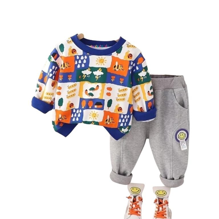 Googo Gaaga Boy’s Cotton Printed T-Shirt With Shorts Clothing Set