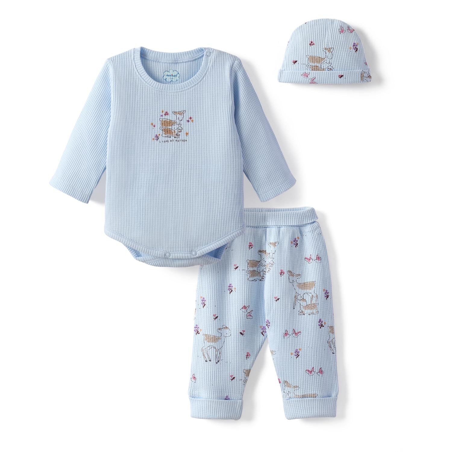 Nautinati Baby Girls 100% Cotton Clothing Set | Age 0-2 Years