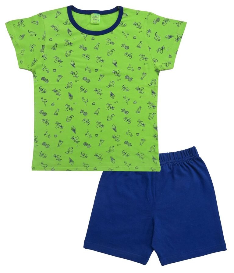 Clothe Funn Baby Boys Nightwear Set, Co-Ordinate Set