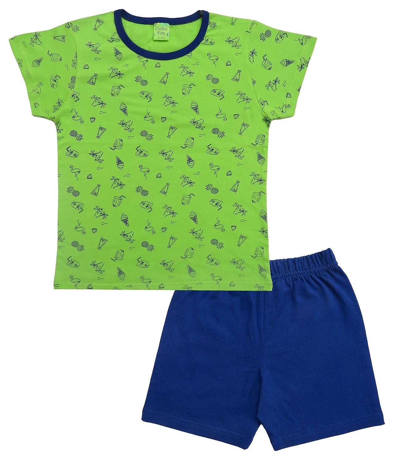 Clothe Funn Baby Boys Nightwear Set, Co-Ordinate Set