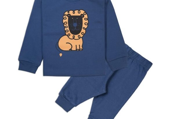 Real Basics Unisex Cotton Fleece Full Sleeve Track Suit for Boys & Girls