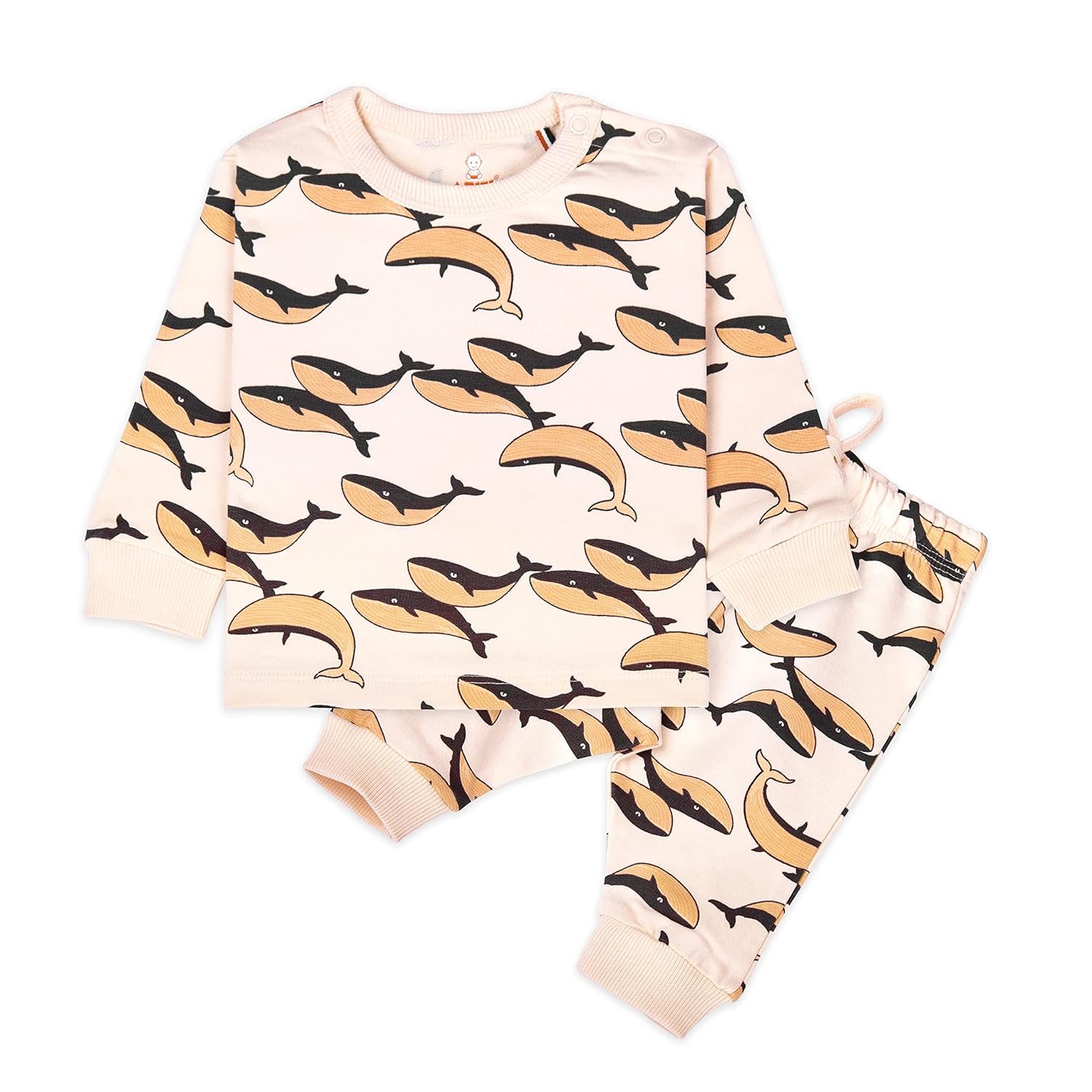 Real Basics Unisex Cotton Fleece Full Sleeve Track Suit for Boys & Girls