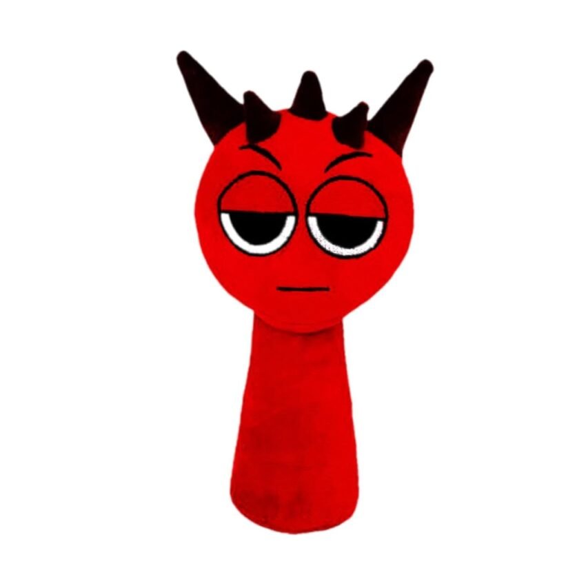 CLUB BOLLYWOOD® Sprunki Plush Toy Cute Stuffed Toy for Kids Adults Valentines Day Boys Girls Red|Baby | Toys for Baby |Plush Baby Toys|1 Plush Toy