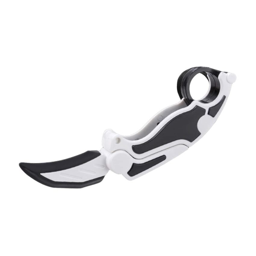 BNF® Radish Toy Small Foldable Novelty Sensory Toy for Kids Children Family White Black|Baby | Toys for Baby |Developmental Baby Toys|1 Sensory Toy (White Black)