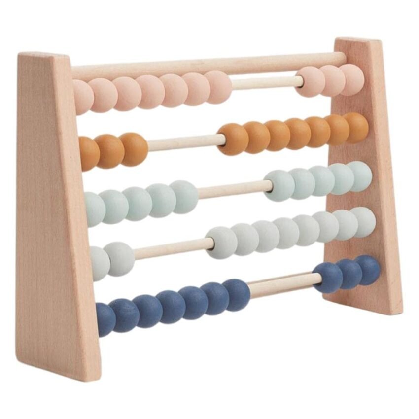 VELURA Abacus Learn Math Classic Wooden Educational Kids Counting Toy 50 Beads|Toys & Hobbies | Educational | Mathematics|1 Piece Wooden Bead Abacus