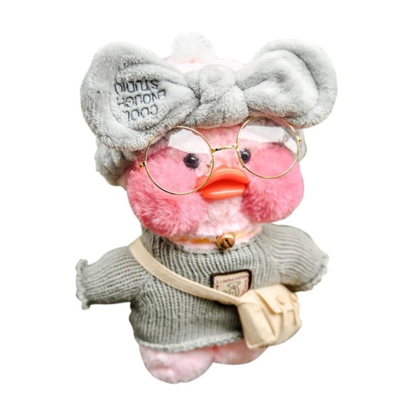 BNF® 30cm Duck Plush Toy Cartoon Cute Duck Stuffed Animal Kids Toys Pink Duck|Baby | Toys for Baby |Plush Baby Toys|1 Piece Duck Toy