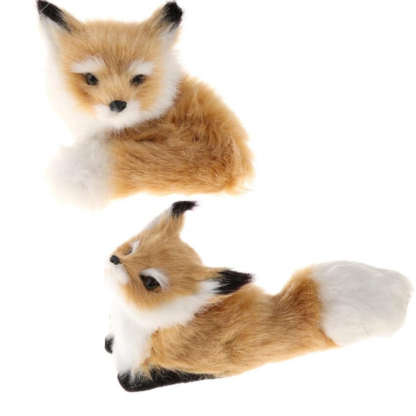CLUB BOLLYWOOD® Simulation Plush Stuffed Sleeping Fox Toy Doll for Kids Gifts Size_A|Home & Garden | Home D?©cor | Other Home D?©cor| Other Home D?©cor|1 Picec of Plush Toy