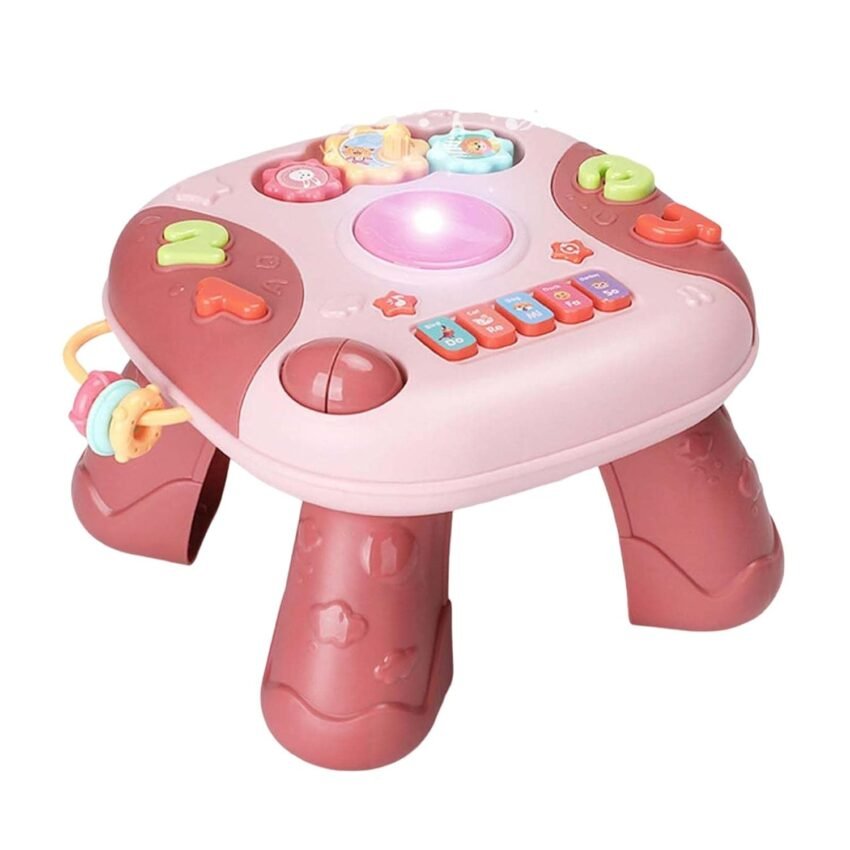 BNF® Musical Learning Table Educational Table with Light for Kids|Baby | Toys for Baby |Developmental Baby Toys|1 Musical Learning Activity Table
