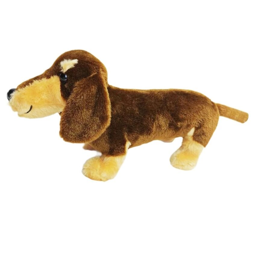 BNF® Dachshund Doll Creative Small Plush Dog Toy for Girlfriend Children Birthday Brown and S|Baby | Toys for Baby |Plush Baby Toys|1 Pet Dachshund Doll