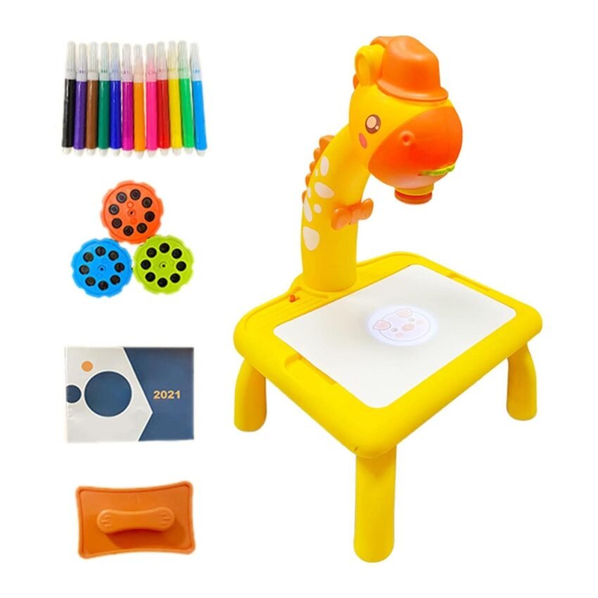 Club Bollywood®Projection Drawing Table Educational Learning Paint Tools for Girls and Boys|Baby | Toys for Baby |Optional: