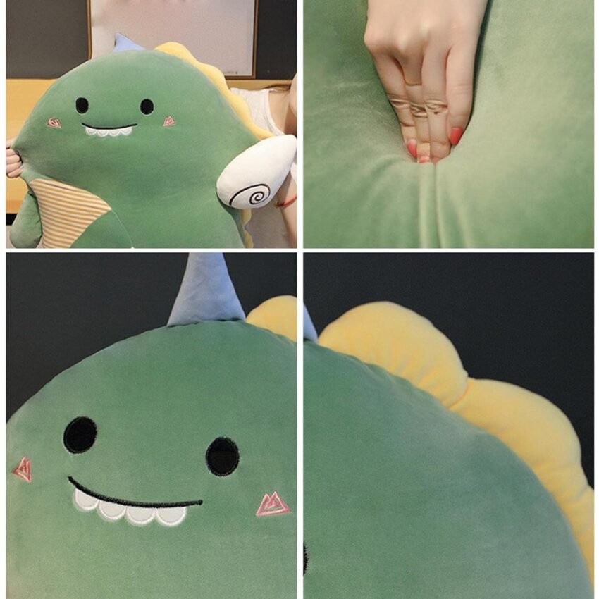 Stuffed Animal Plush Toy Cartoon Pillow Kids Gift Living Room Ornament Green|Home & Garden | Home D?©cor |Pillows|1 Piece Plush Pillow