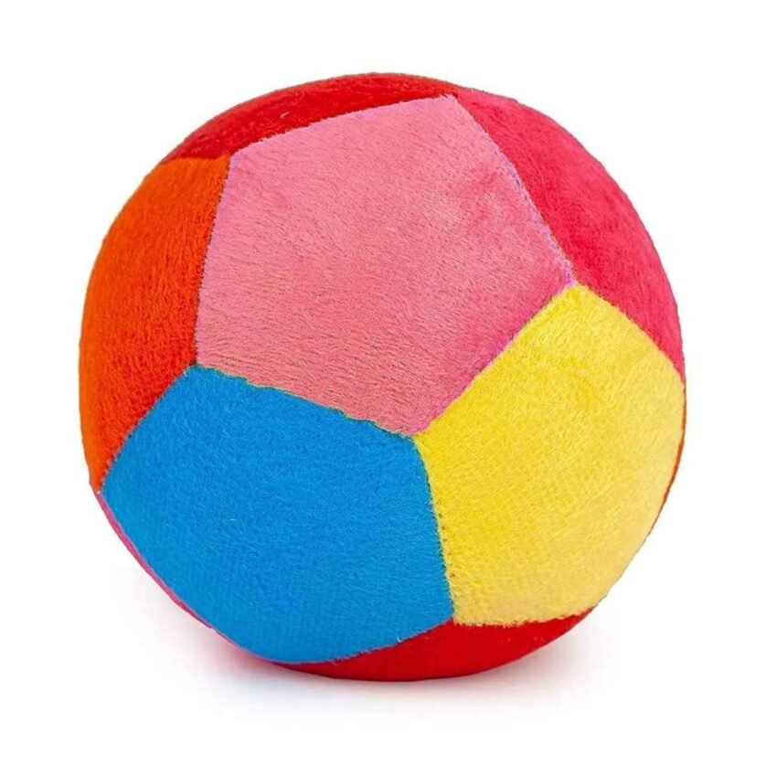 DearJoy Baby Soft Ball with Rattle Sound – Multicolour