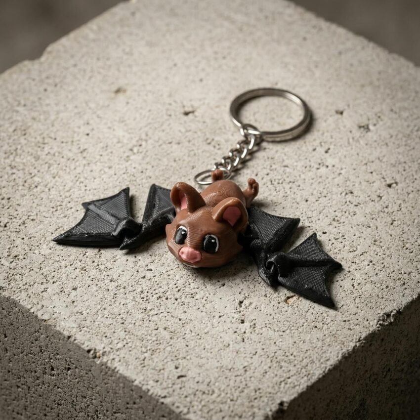 VAALI Articulated Keychain and Fidget Toy Plastic Flexible Figure for Kids, Teens & Collectors Lightweight Keyring Backpack Accessory