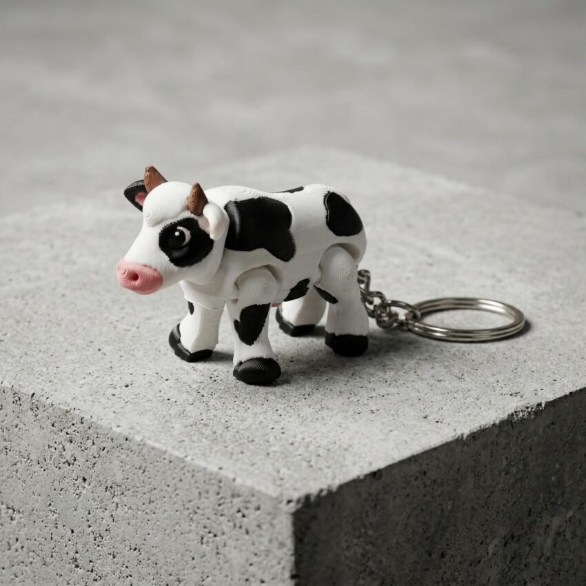 VAALI Articulated Keychain and Fidget Toy Plastic Flexible Figure for Kids, Teens & Collectors Lightweight Keyring Backpack Accessory