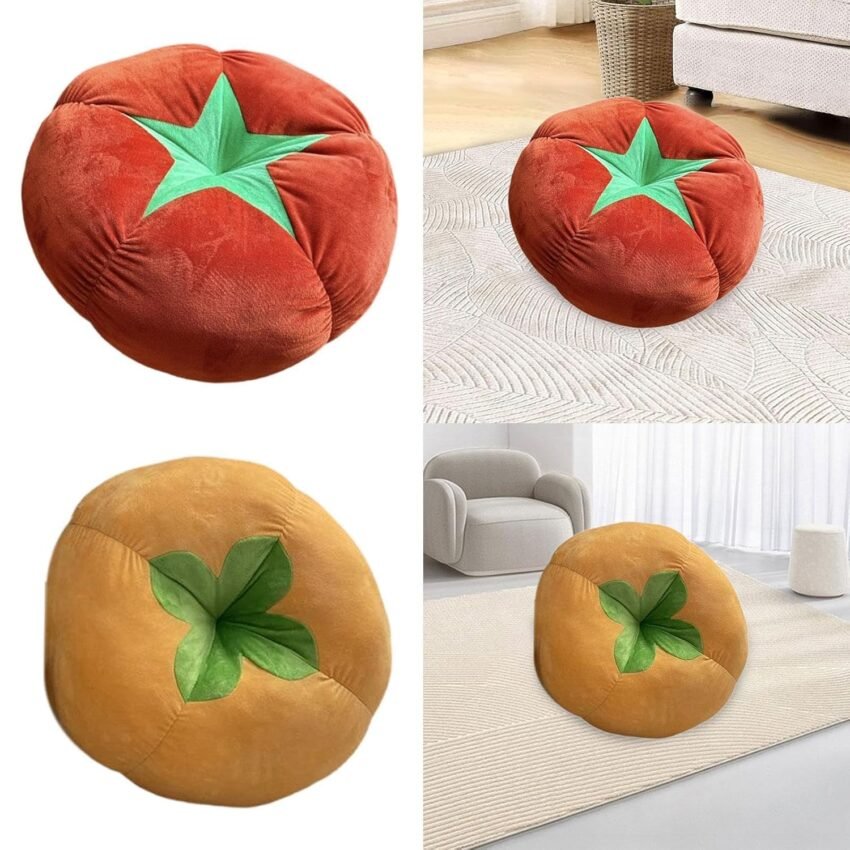Tomato Shaped Pillow Soft Boys Girls Room Decor Comfortable Creative Cushion Red|Baby | Toys for Baby |Plush Baby Toys|1 Tomato Plush Doll