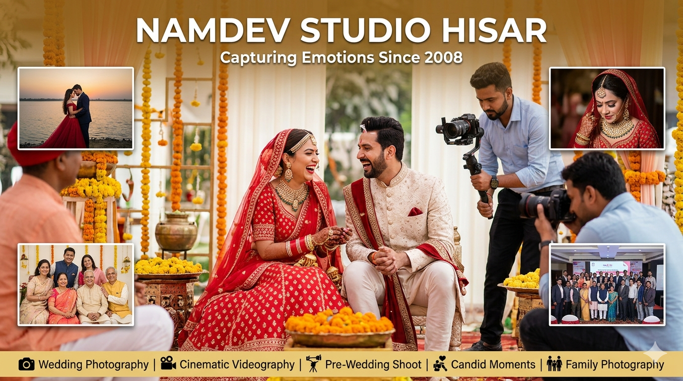 Namdev Studio | Best Wedding Photographer in Hisar
